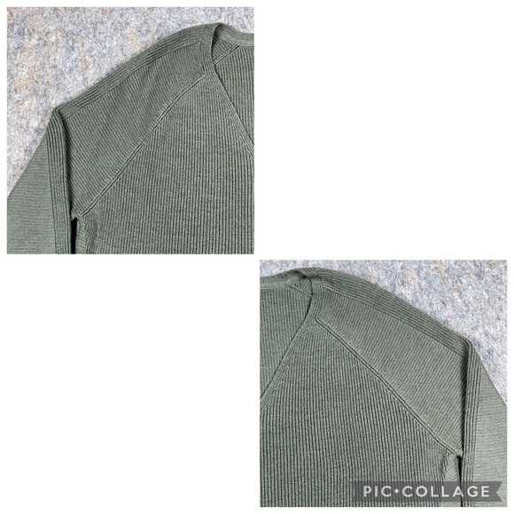 Athleta Hanover V-Neck Merino Wool Blend Athleisure Layering Oversized Sweater M - Picture 6 of 14